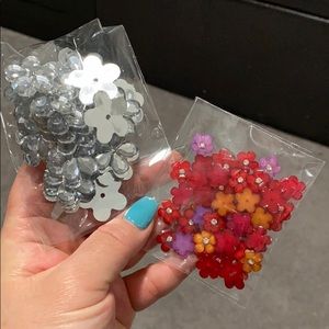 90 pcs flowers